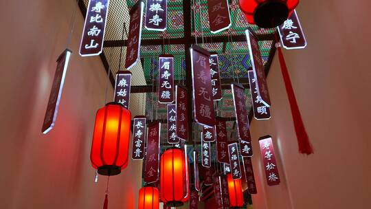 4K升格实拍北京万寿寺艺术博物馆内展品视频素材模板下载