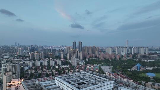 上海浦西航拍空镜视频素材模板下载