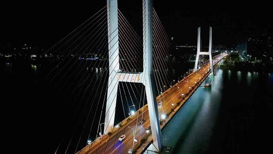 湘潭湘江三大桥夜景