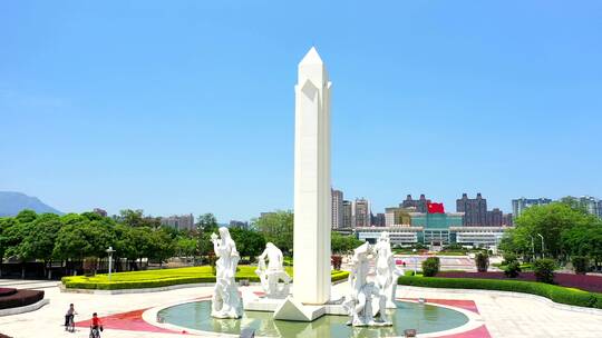 广西省贵港市新世纪广场视频素材模板下载