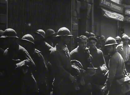 二战期间本宁堡毕业典礼历史军事素材