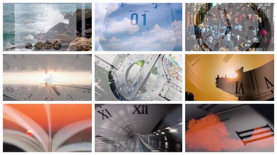 时间流逝 双重曝光