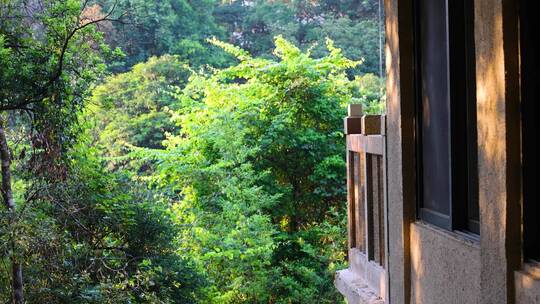 深山中的阳台风景