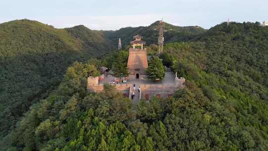 西安临潼骊山烽火台景区烽火戏诸侯视频素材模板下载