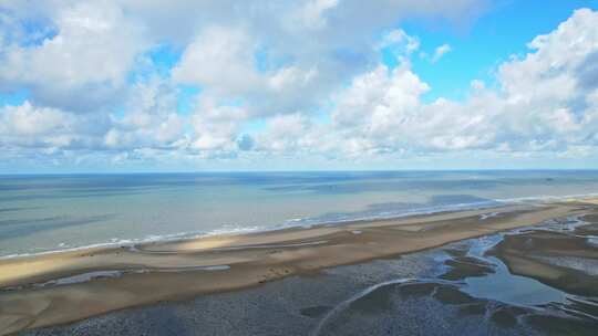 天空蓝天白云自然风景大海海浪海洋波浪