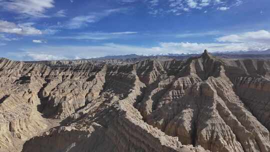 西藏阿里地区札达土林航拍