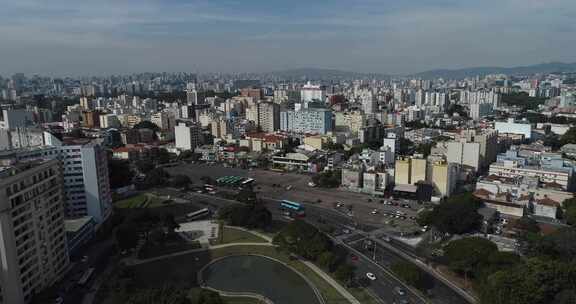 城市景观鸟瞰图