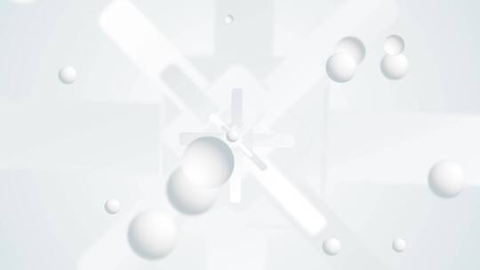 艺术抽象   唯美简约白色小球浮动背景视频素材模板下载