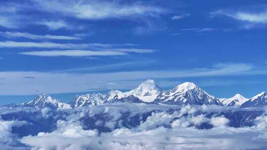 眺望贡嘎山