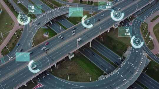 车速和交通由自动监控系统监控