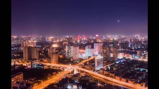 立交桥夜景