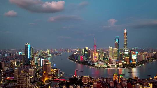 上海航拍空镜视频素材模板下载