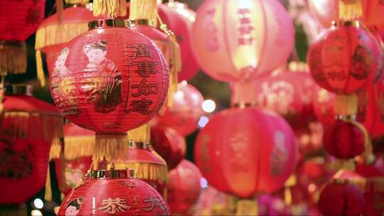 漂亮的中国红灯笼