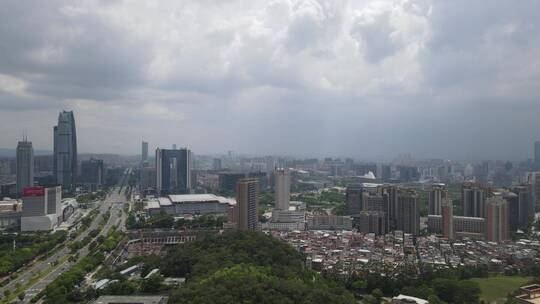 雨后的东莞航拍