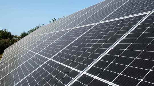太阳能光伏发电新能源视频素材模板下载