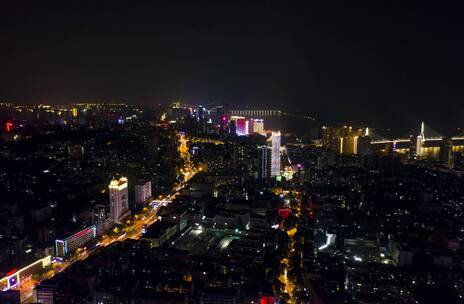 湖北宜昌航拍延时 夜景延时 延时