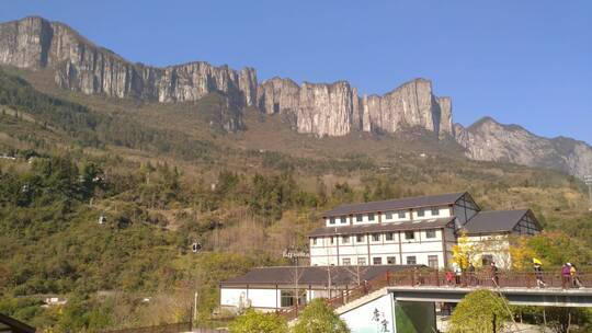 旅游生态湖北省5A景区恩施大峡谷风景