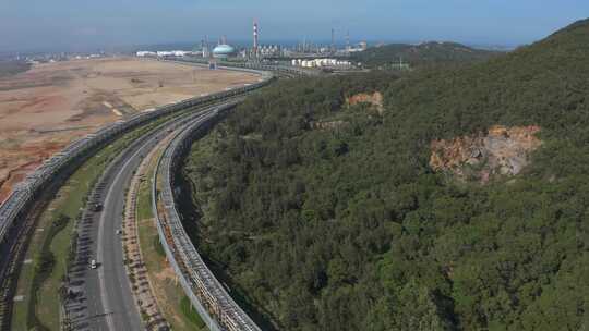 福建省漳州市漳浦县古雷港口经济开发区航拍