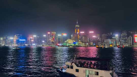 香港维多利亚港夜景