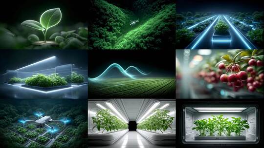 科技赋能现代农业绿色生态智慧农业发展高清在线视频素材下载