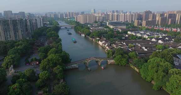 杭州拱墅区京杭大运河拱宸桥桥西历史街区