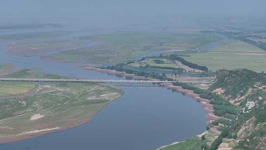 中国江河母亲河黄河生态湿地环境