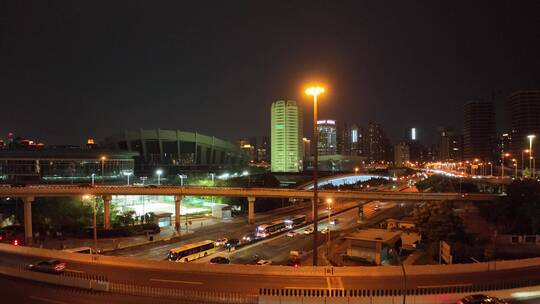 漕溪北路高架夜景