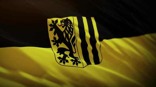 德累斯顿旗帜挥舞-德国