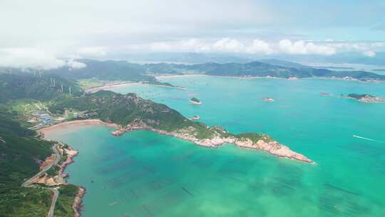 福建霞浦海边风景航拍