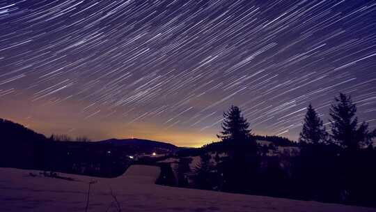 夜空与星星