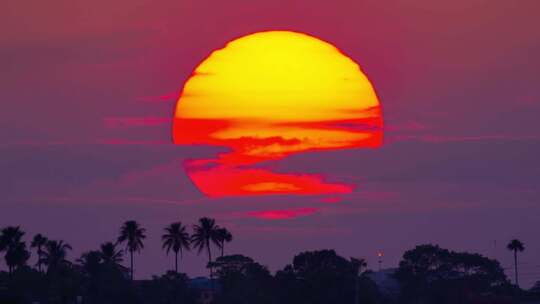 日出日落 太阳