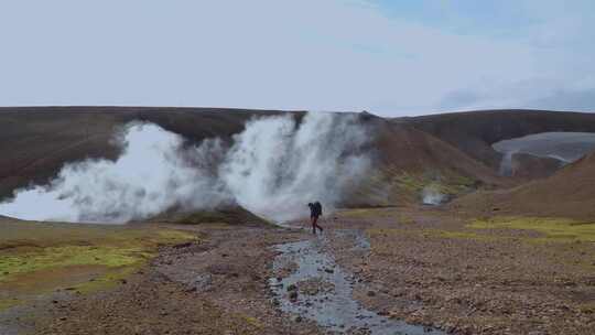 Landmannalaugar自然景观的