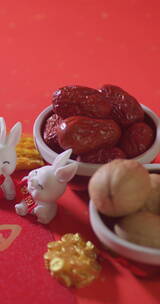 新年春节红包布兔年