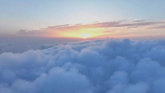 初秋的泰山，云海日出，晚霞夕照