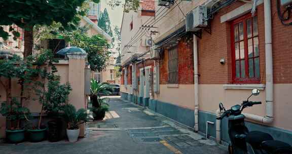 上海浦西老城厢建筑街景