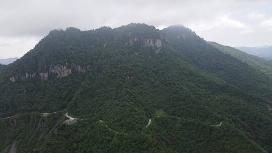 航拍湖北神农架天燕景区4A景区