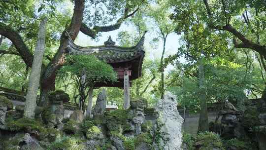 宁波天一阁花园假山