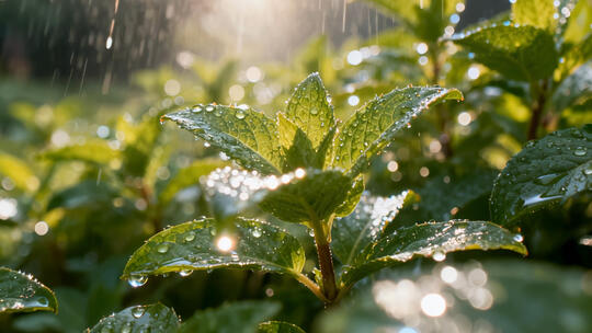 水大自然森林雨滴下雨河流山水农业风景水滴