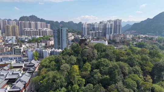4k60-贵州省铜仁市中南门古城航拍