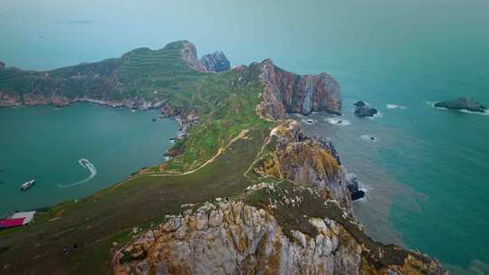 高清实拍福建霞浦四礵列岛大海岛屿