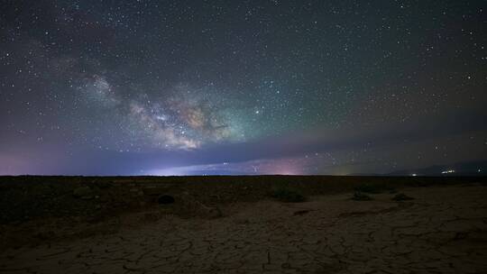 甘肃国家沙漠地质公园星空银河