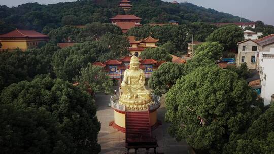 湖南洞庭湖风光带岳阳楼风景区航拍