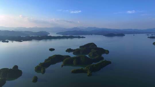 原创4K杭州千岛湖空镜