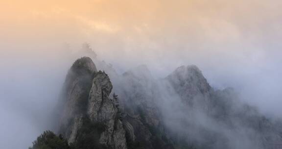 山川云海云雾航拍