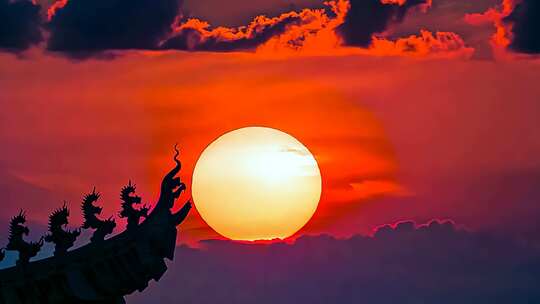 4K日出太阳升起朝阳阳光希望曙光梦想早晨