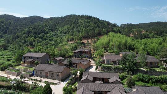 大山高山航拍大山深处