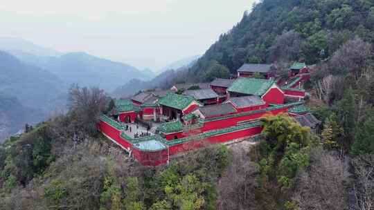 湖北武当山景区太子坡文化古迹旅游