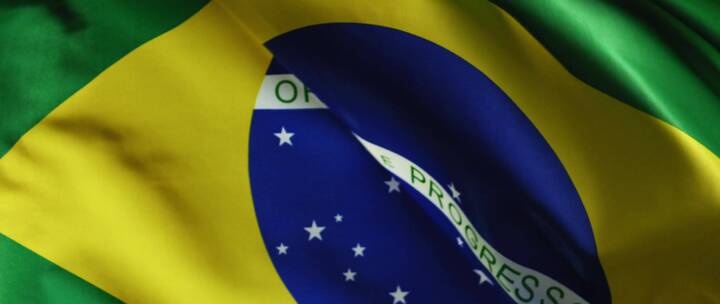 巴西国旗特写