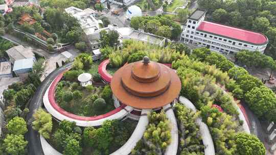 湖北鄂州莲花山航拍