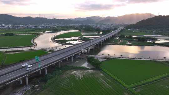 高速公路风景视频